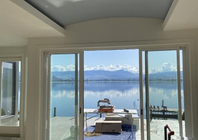 Okanagan Lake Home in construction